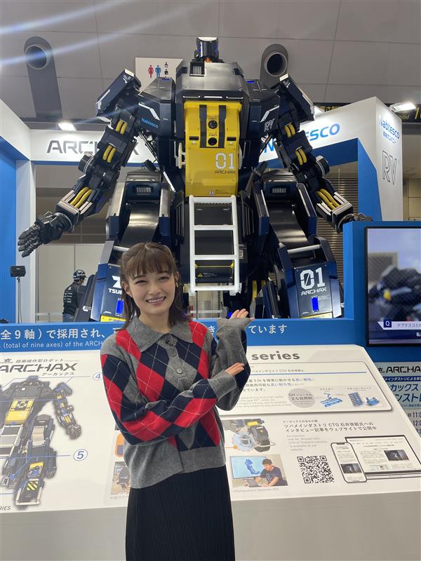 井上咲楽さんがみた「iREX2025」、企業努力の結晶でできあがるロボット