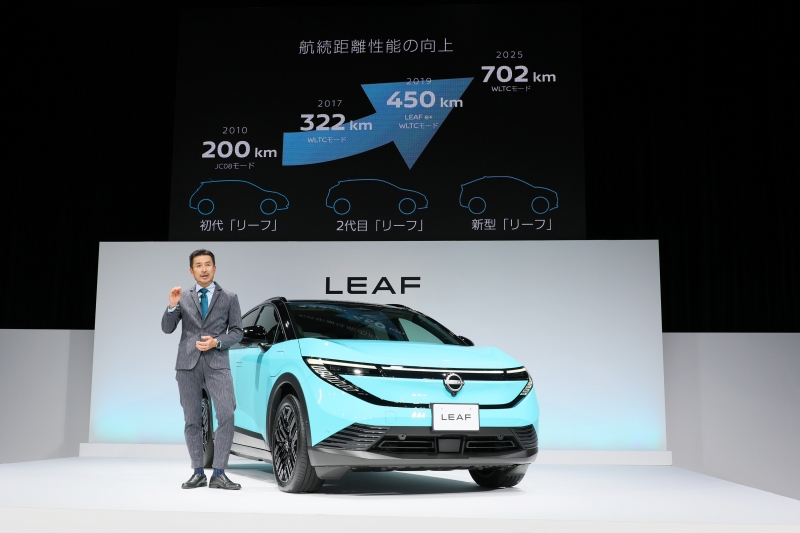 1充電走行距離は最大702km…日産が17日受注開始、次世代EVの主力