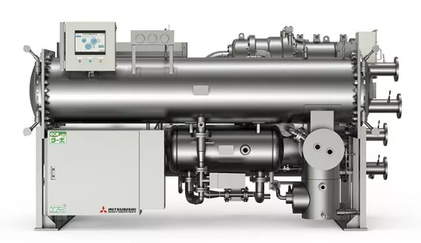 加熱能力最大640kW…90℃の温水供給できる排熱回収ヒートポンプ、三菱