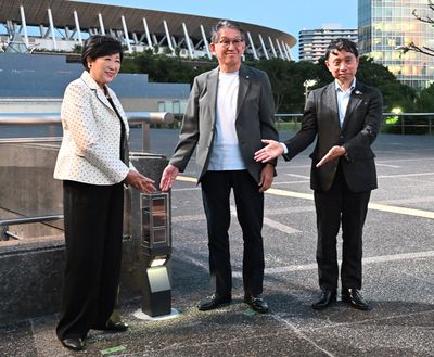 リコーの独自インクジェット技術で製作、「ペロブスカイト太陽電池」東京体育館で実証