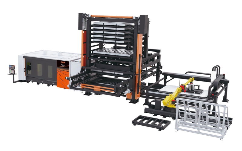 素材供給など自動化…ヤマザキマザック、レーザー加工機用システム開発