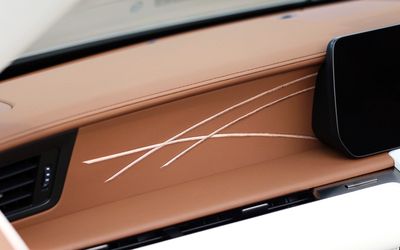 「レクサス」特別仕様車が採用…タジマ工業、AI刺しゅうのデザイン