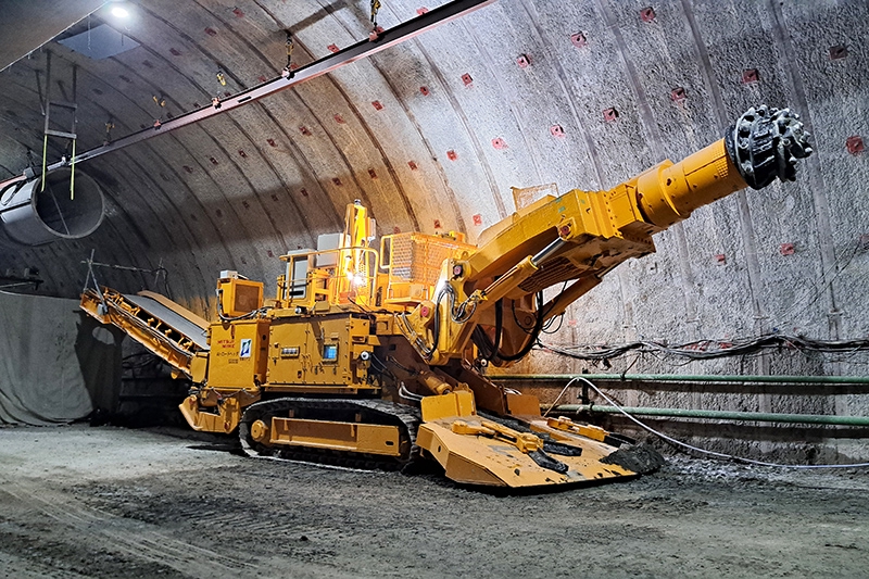 トンネル工事の自動掘削・遠隔操作を実現…安藤ハザマと三井三池製作所