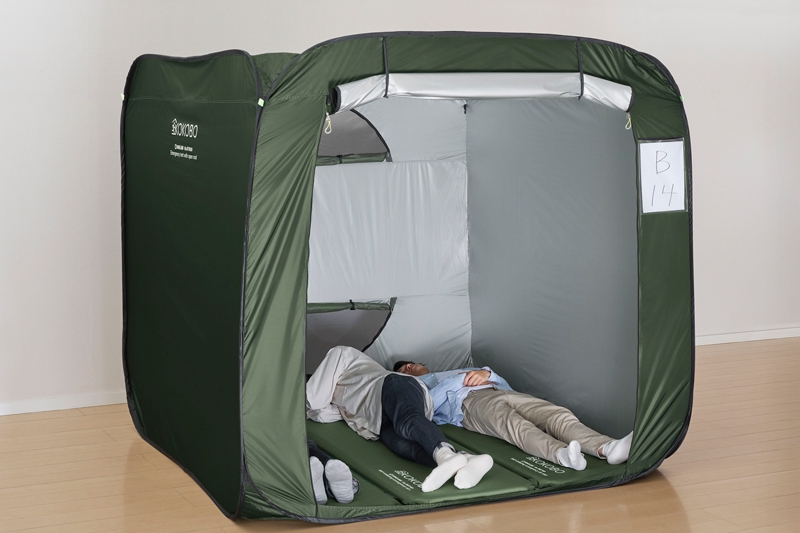 縦横使える・屋根が開く…キングジム、防災テントに新ブランド｜ニュー