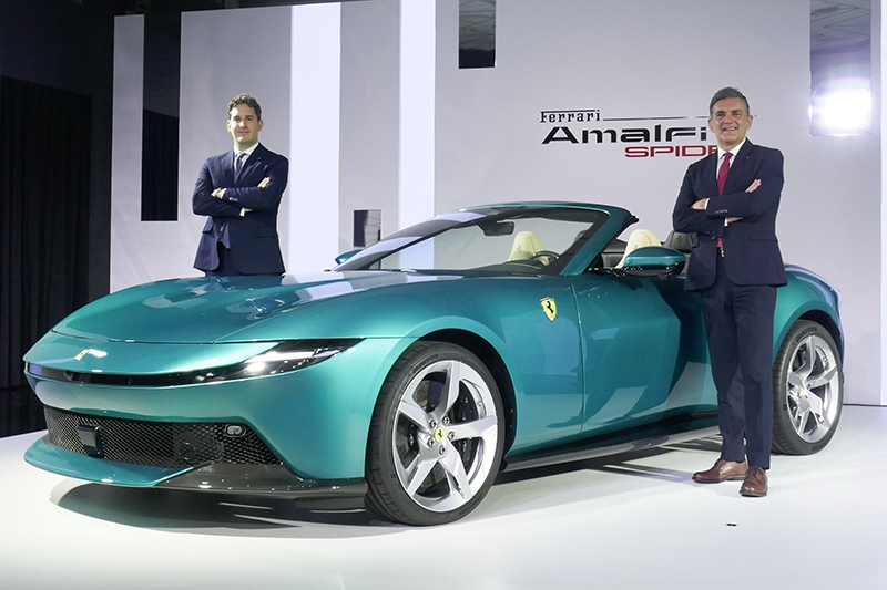 最高出力は640馬力…フェラーリ、新型クーペ「アマルフィスパイダー