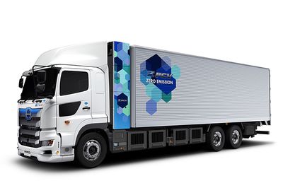 航続距離650km…日野自動車が来月発売、国内初の量産モデルFC大型トラックの性能