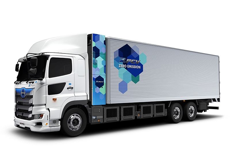 航続距離650km…日野自動車が来月発売、国内初の量産モデルFC大型