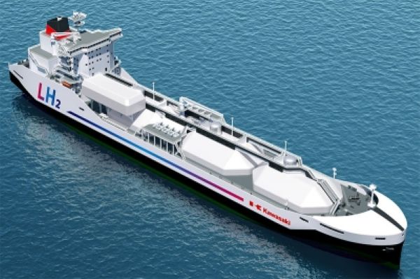4万㎥の貨物タンク搭載…川崎重工、世界最大級の液化水素船を建造