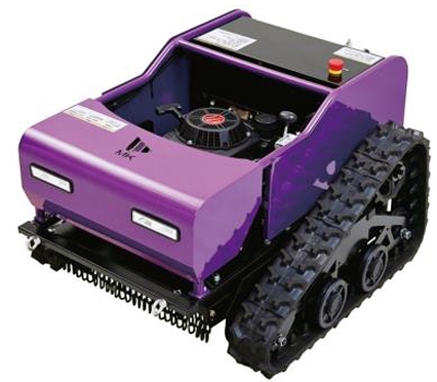 45度の斜面でも安全操作…エムケー精工が発売、ラジコン草刈り機の機能