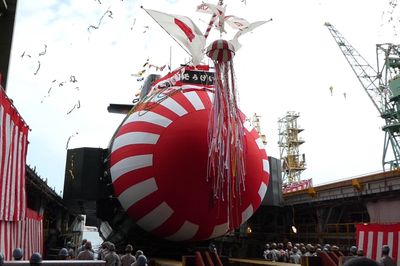 川重が神戸で命名?進水式、防衛省向け潛水艦「そうげい」の性能